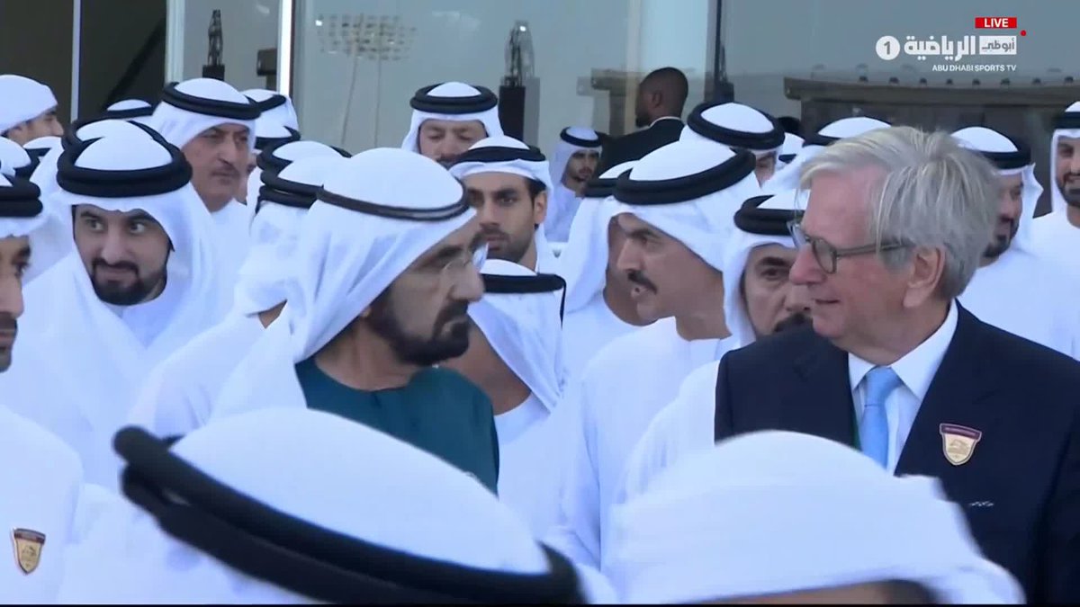 محمد بن راشد يشهد أمسية النسخة الـ30 من كأس دبي العالمي #كأس_دبي_العالمي 2026 | #DWC26 🏆 #أبوظبي_الرياضية 1⃣ 📺