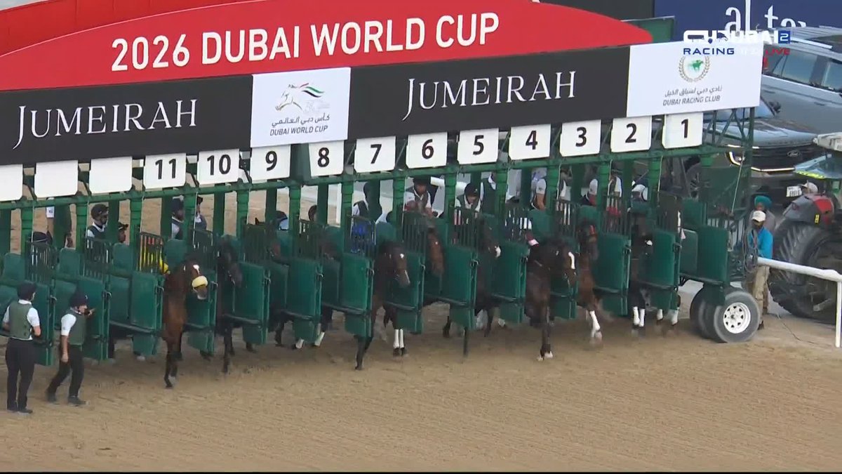🇯🇵 日本馬がUAEダービー五連覇を達成！ 🇦🇪 3歳馬のG2・UAEダービー。サウジダービーの4着馬、高柳大輔厩舎のワンダーディーンがシックススピードに競り勝ち、重賞初制覇。父はディーマジェスティ。 もう一頭の日本馬、吉村厩舎のパイロマンサーも3着。 #競馬 #海外競馬