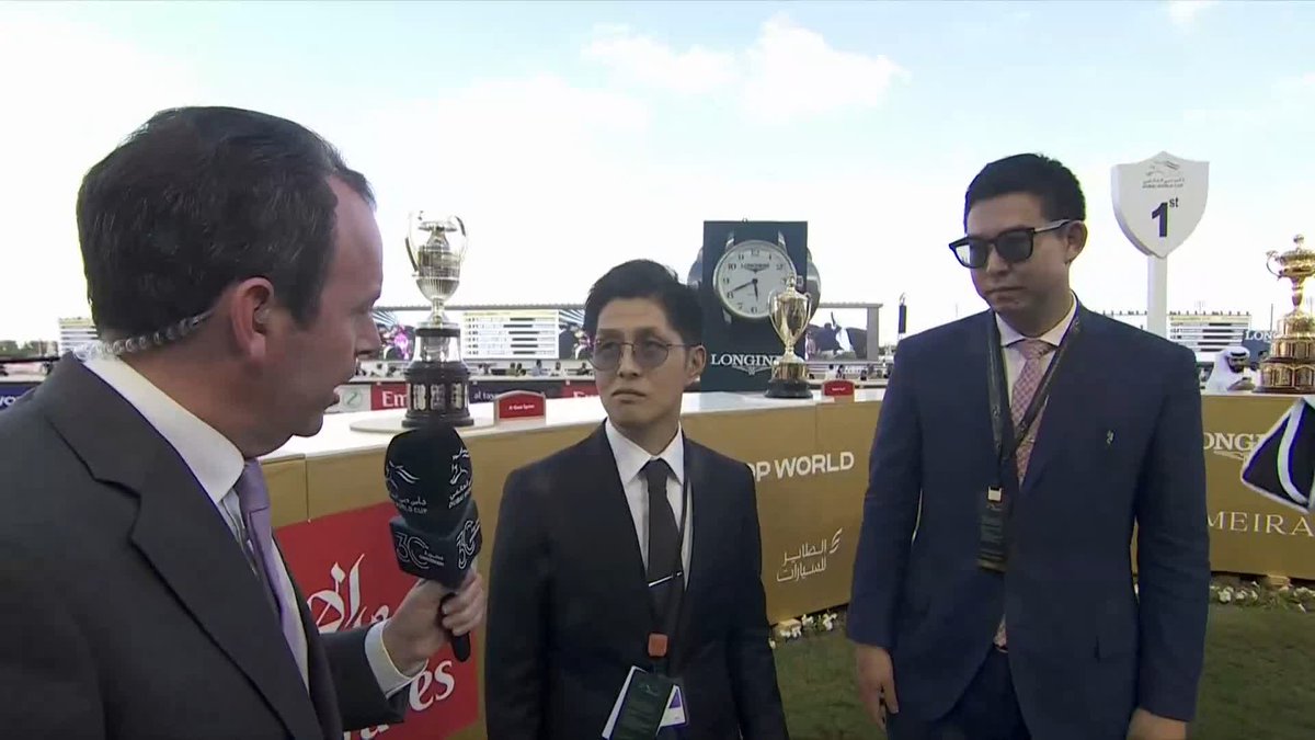 "He's got a good heart." ❤️ Trainer Daisuke Takayanagi reviews 𝐖𝐨𝐧𝐝𝐞𝐫 𝐃𝐞𝐚𝐧's dominant success in the UAE Derby for 🇯🇵 Next stop, Churchill Downs! #DWC26🏆