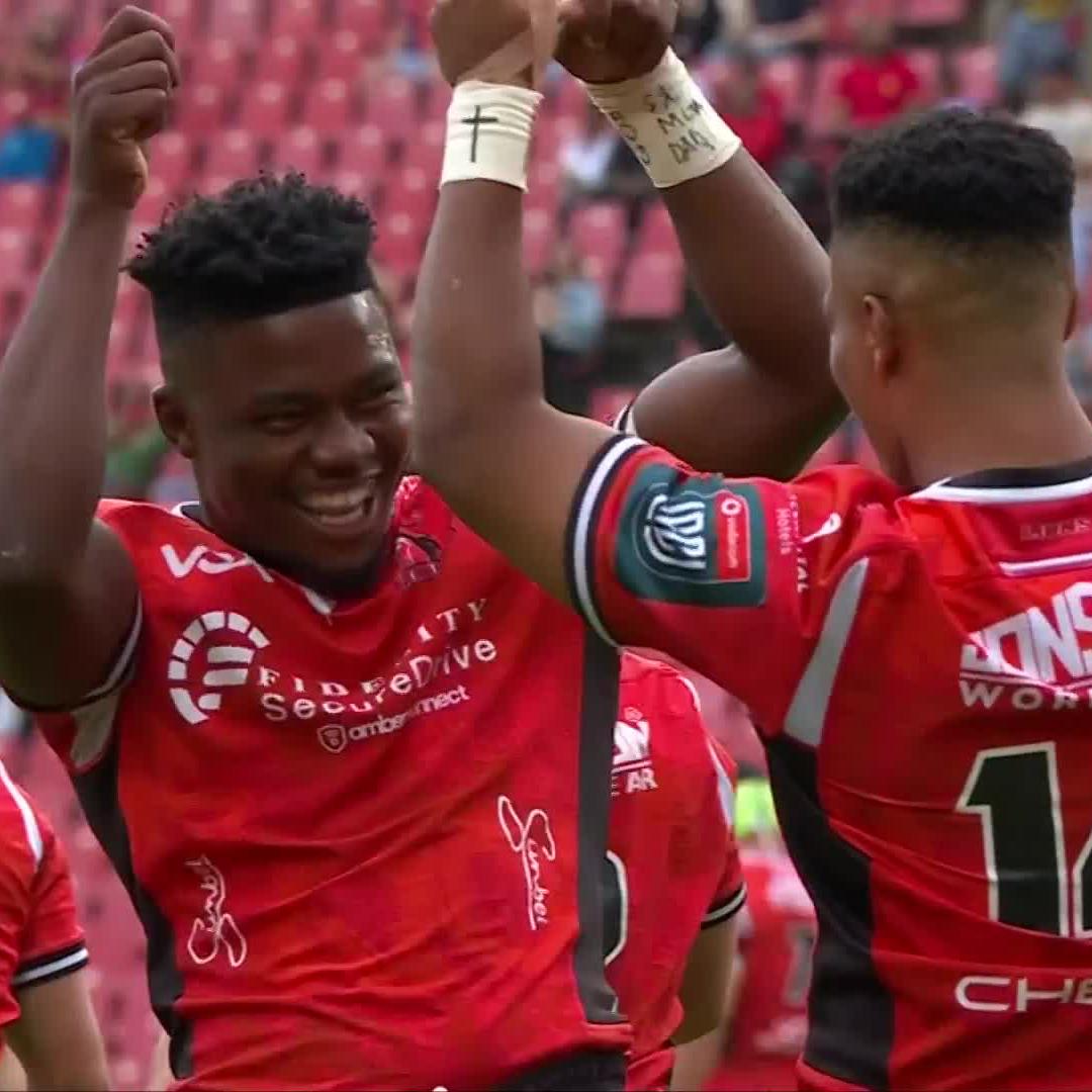 𝐏𝐇𝐔𝐌𝐀𝐍𝐈 𝐄𝐍𝐃𝐋𝐄𝐋𝐄𝐍𝐈 🦁💥 Siba Mahashe with pace and power for the Lions opener 😤🏉 📺 Stream #VURC on DStv: