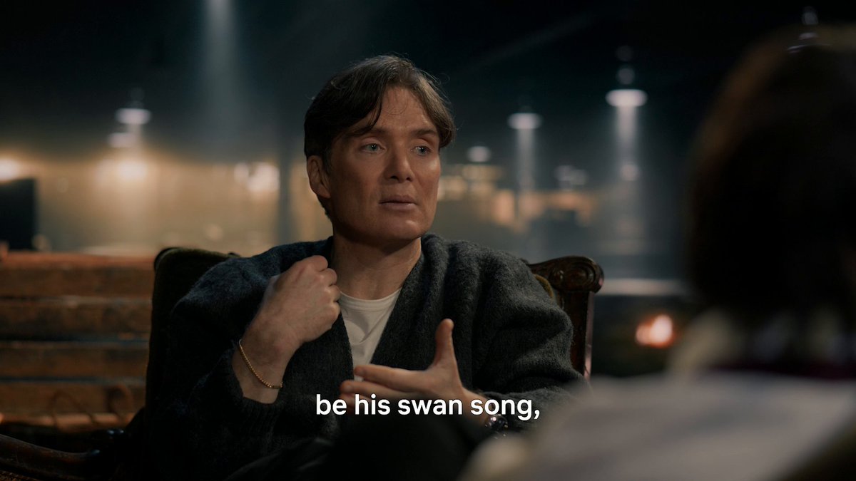 Tommy Shelby's swan song.