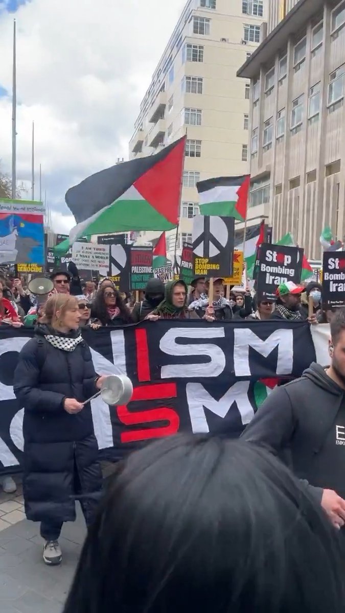I don't think there is anything that better captures the problems with the radical 'Free Palestine' movement than this. You have people who are "accepting" of all people, running an "anti-racist" event where the participants yell at Jews to "Go back home" to where they came from. And the Jewish homeland where they came from is, of course, the place that they are telling Jews to leave. The ignorance, the hypocrisy, I almost thought this video was AI at first because it's so obvious, it makes my arguments about the movement so perfectly, surely they didn't do this and post it themselves. But they did. They really did. What do I even add? They're doing my job for me.