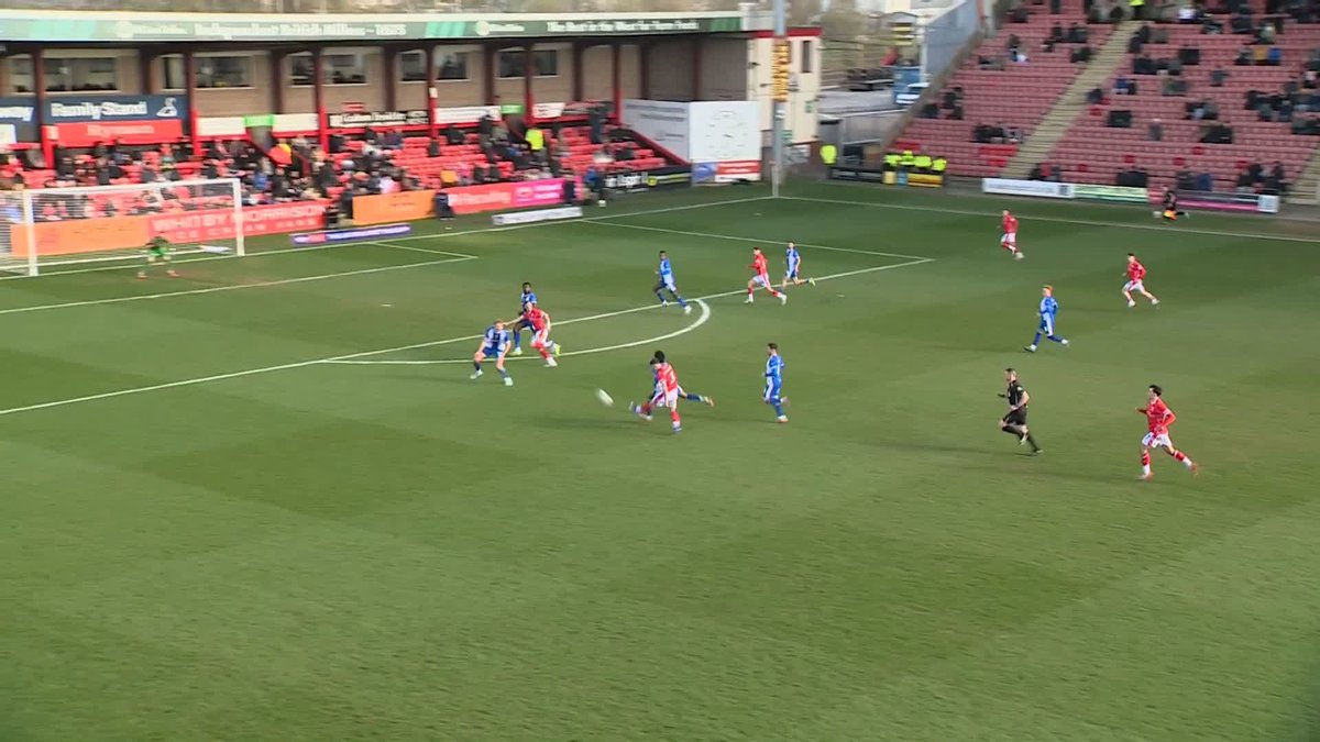 An absolute rocket from Crewe's Reece Hutchinson! 🚀