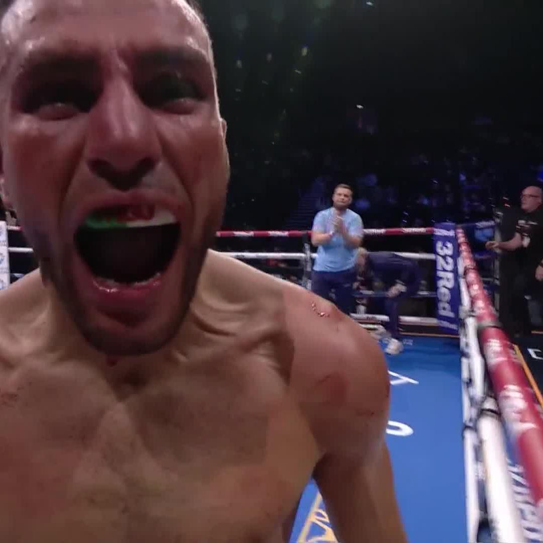 🤯 Michael Gomez Jnr stops Jordan Flynn in the third round! 💥 #ItaumaFranklin | Live NOW on DAZN ▪️