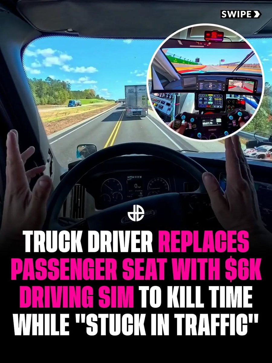 This guy really likes driving 😂