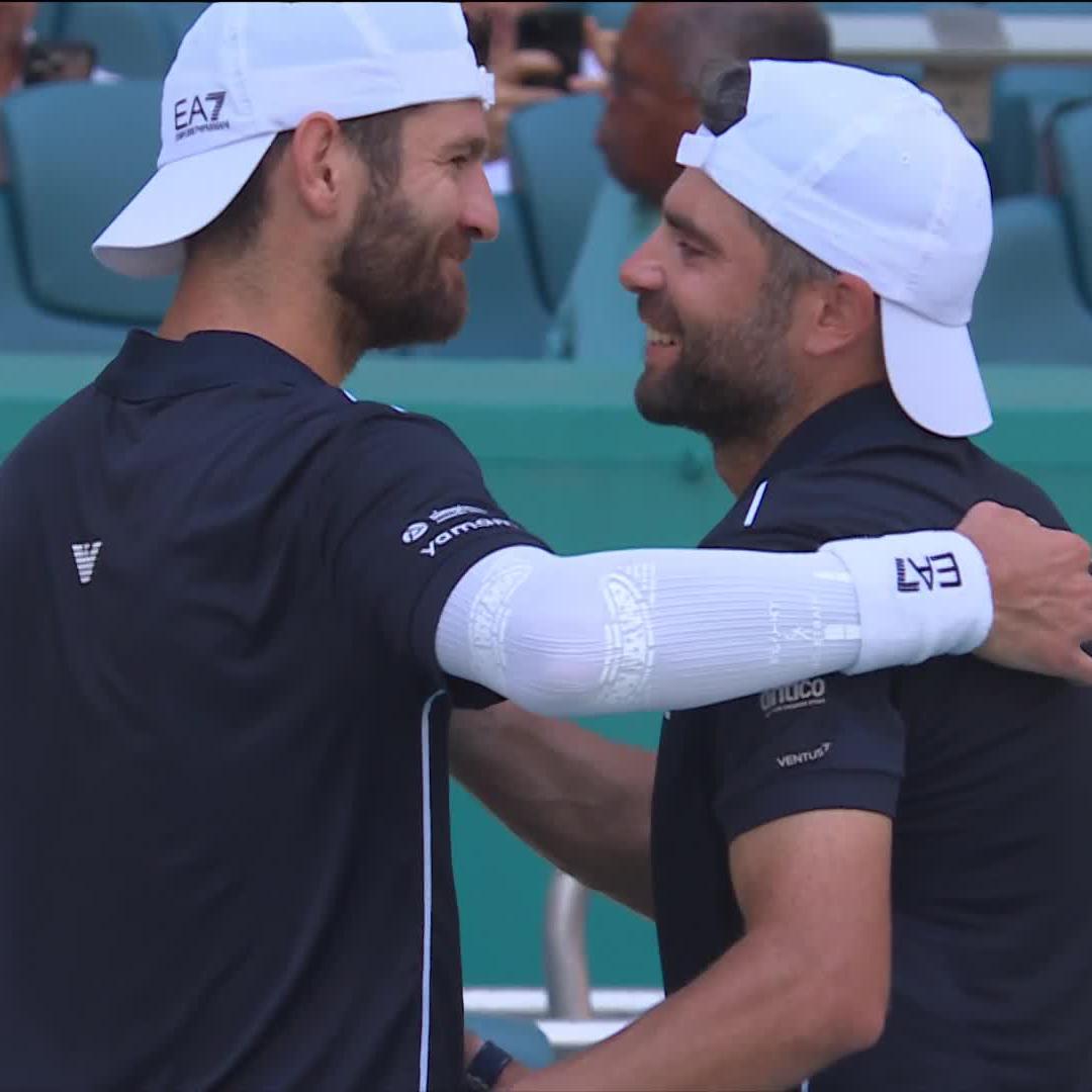 Magic moments 🤩 First Masters title for Bolelli/Vavassori and Simone Bolelli is the first Italian man to win 20 men's doubles titles in the Open Era. #MiamiOpen