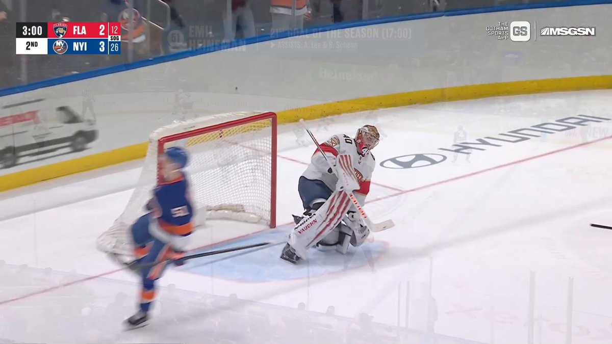 HOW BOUT THOSE ISLES 🔥 After trailing 2-0, the New York Islanders just scored FIVE straight goals in the second period! 👇