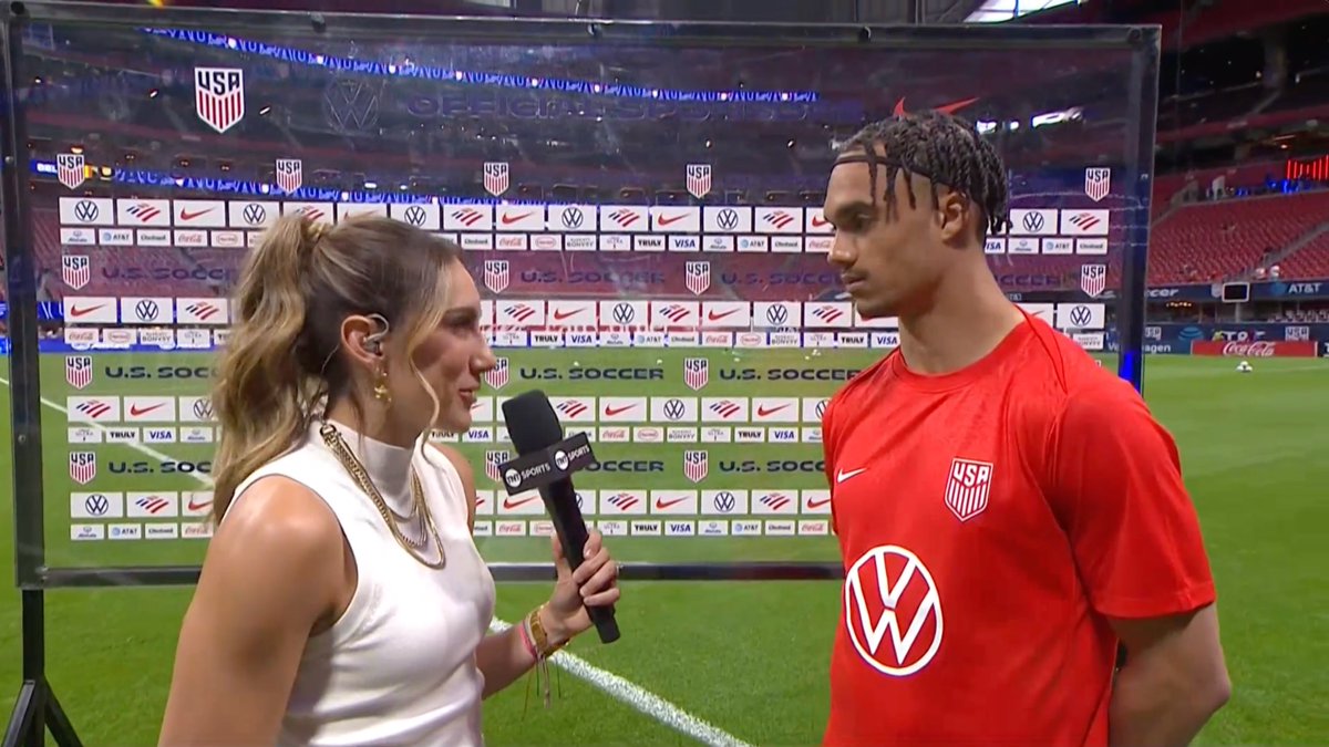 It's all about bringing the right intensity for the U.S. Soccer Men's National Team today against Belgium, Antonee Robinson tells Melissa Ortiz 😤