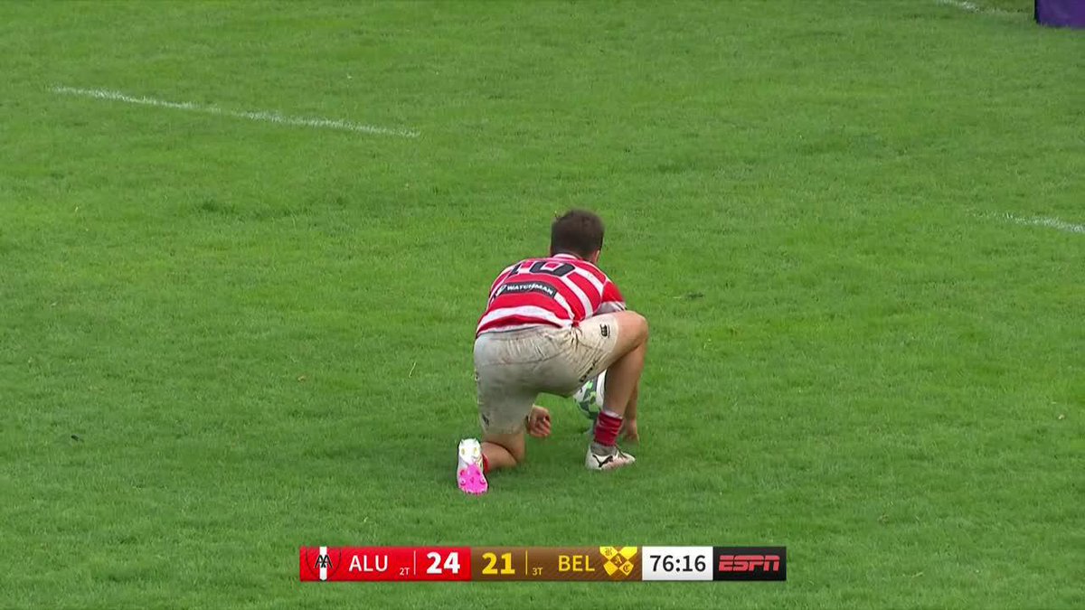 👏 ¡El try de la victoria de Alumni! Ramón Fuentes apoyó la conquista que decretó el triunfo en el clásico ante Belgrano por 26-21. ➕ Mirá el mejor rugby en #DisneyPlus Plan Premium.