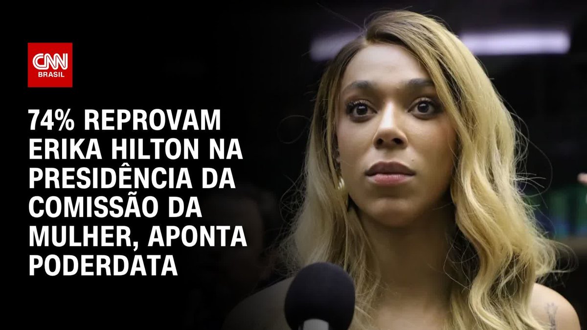 Comissão da Mulher: 74% reprovam Erika Hilton na presidência; assista #AgoraCNN
