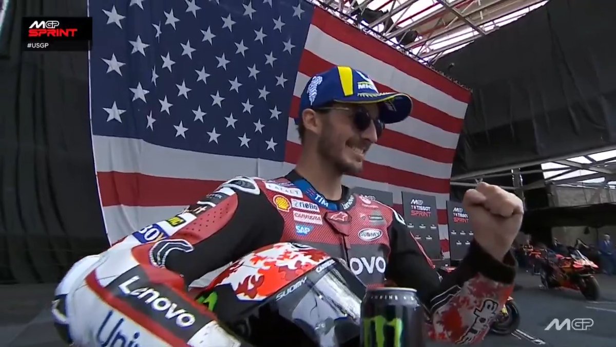 Great to see Pecco Bagnaia back on the #TissotSprint podium 🥈 #USGP 🇺🇸