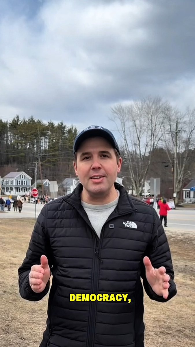 New Hampshire was the first state to declare independence from the British crown. We don’t bow down to kings here. Today I joined No Kings protests to demand change from this administration.