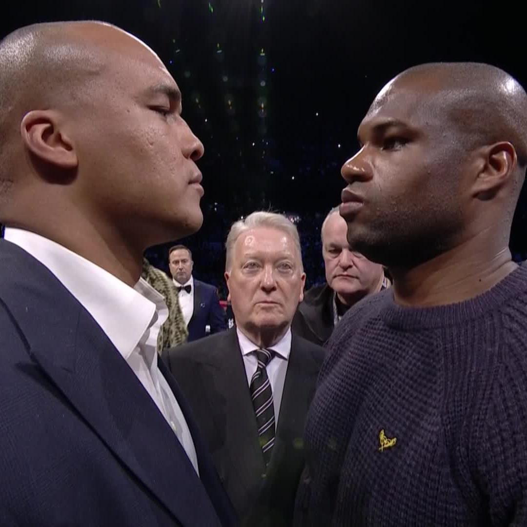 Fabio Wardley and Daniel Dubois come face-to-face in Manchester. 🇬🇧 🎥 DAZN Boxing