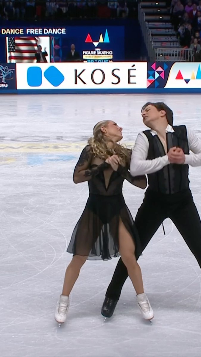 First-ever #WorldFigure medal for Emilea Zingas & Vadym Kolesnik 🥉✨ A breakthrough moment on the world stage 🔥 #FigureSkating