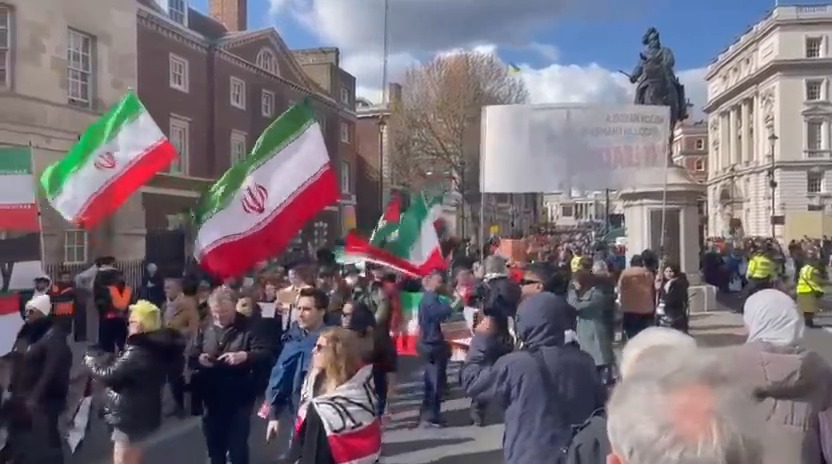 Video from the “House against Hate” march in London today. I want to be clear: I am against the radical far right. Against racism. Against xenophobia. In a world where Jews were truly part of this coalition— where antisemitism was treated with the same urgency as every other form of hatred— I would probably have been there too. That is not the world this march represented. Waving the flags of the Islamic Republic regime in Iran is standing up for everything you should be against if you care about human rights.