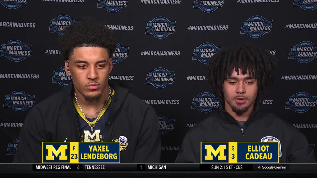 "From that day on, I pretty much vowed to just be better and try to give my all." @UMichBball's Yaxel Lendeborg shares a story about a conversation with his mother that became a turning point for him