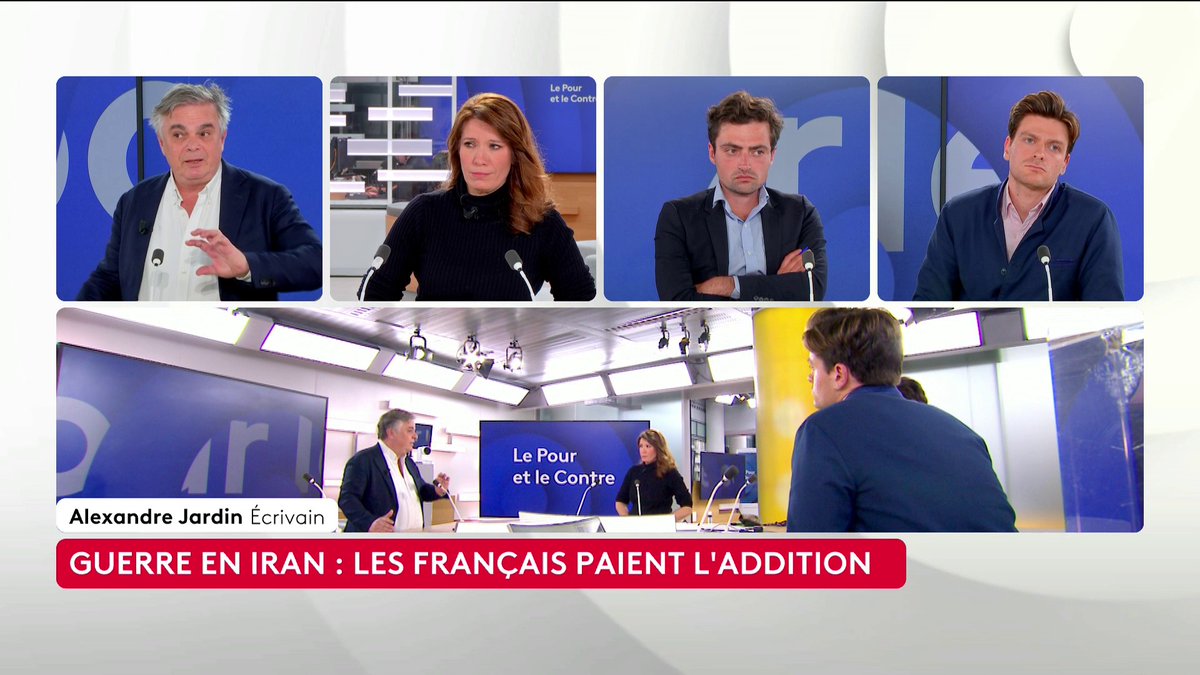 🔴 Société : "On peut choisir : soit 19 milliards pour l’éolien, soit une baisse de 35 à 40 centimes sur le carburant (...) Est-ce qu'on considère que nos classes populaires sont vitales ou on les envoie à la révolte ?", dénonce Alexandre Jardin. #LePourEtLeContre #canal16