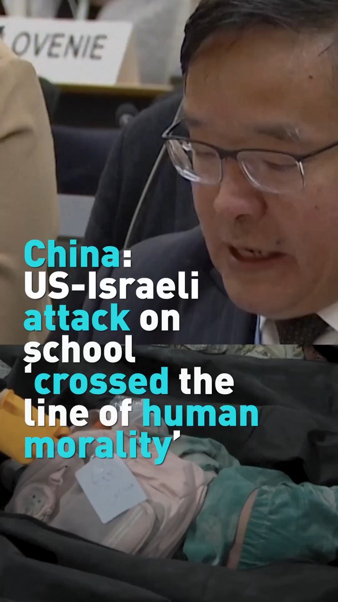 China's UN Ambassador: "US-Israeli atrocity has crossed the line of human morality and conscience"