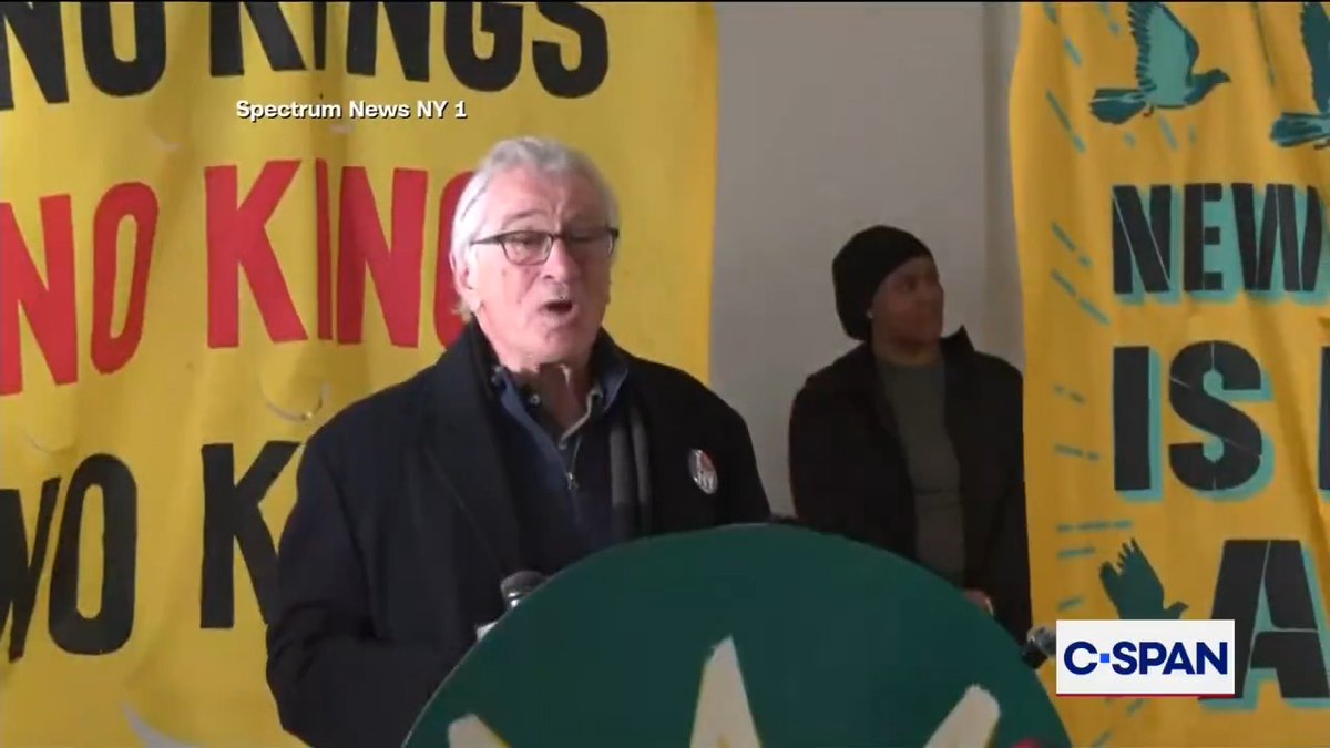 “Trump no puede hacer todas las mierdas que ha estado haciendo sin la complicidad del Congreso y de los matones de su administración.”, Robert De Niro #Nokings