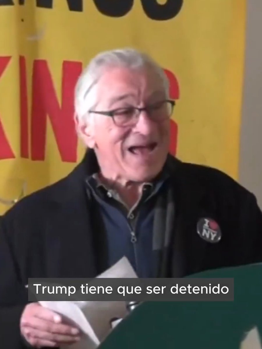 "Robert De Niro": Por su discurso contra Donald Trump