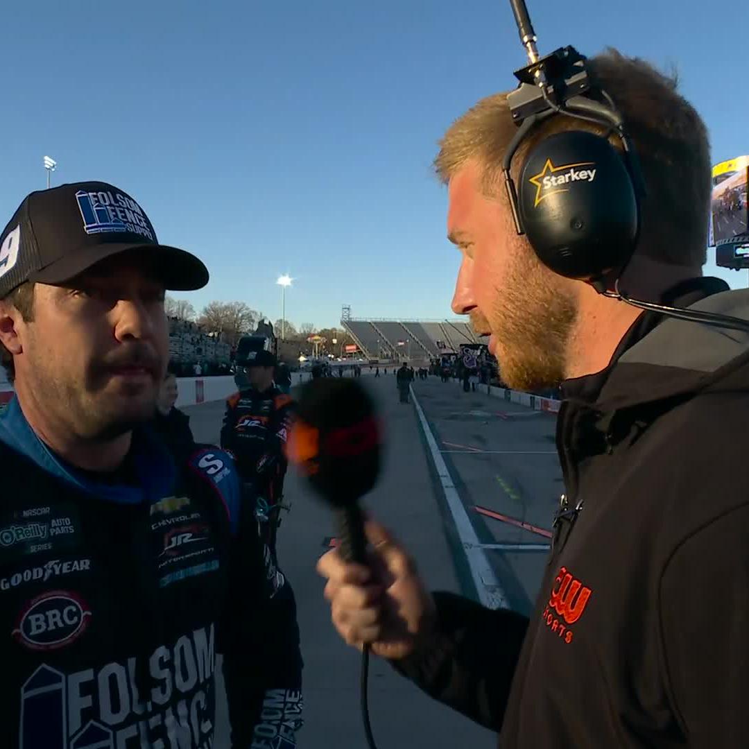 "What a dream come true to drive for Dale Earnhardt Jr.." An emotional @LeePulliam11 comes home with a fifth-place finish in his series debut.