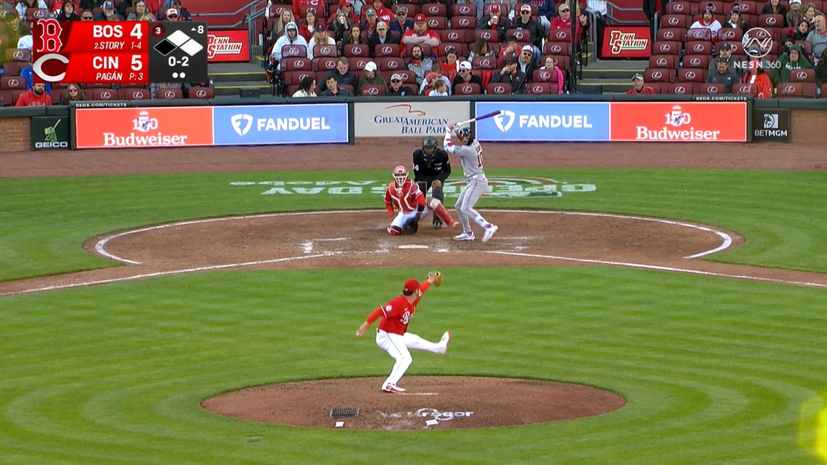 Home plate umpire CB Bucknor ruled Trevor Story swung here 🤔🧐