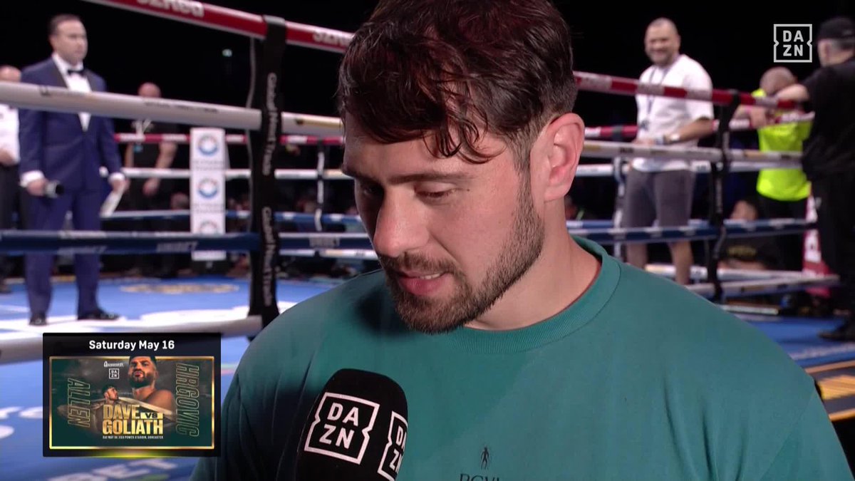 The 'White Rhino' Dave Allen gives his thoughts on 'superstar' Moses Itauma and his own fight against Hrgovic... #ItaumaFranklin | Live NOW on DAZN ▪️