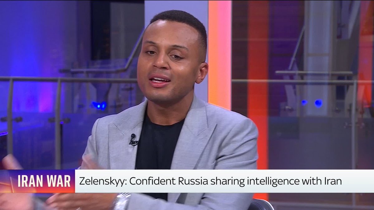 "Do they help Iranians? Of course." Ukrainian President Volodymyr Zelenskyy has told Sky's U.S. partner NBC News he 'knows' Russia is sharing intelligence with Iran, including satellite images of a U.S. base in Saudi Arabia days before it was attacked.