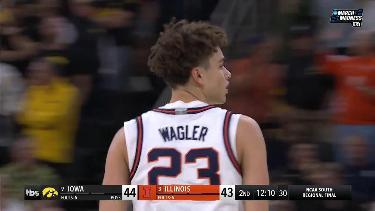 WAGLER PUT 'EM IN A BLENDER 😳 Watch March Madness on TNT Sports