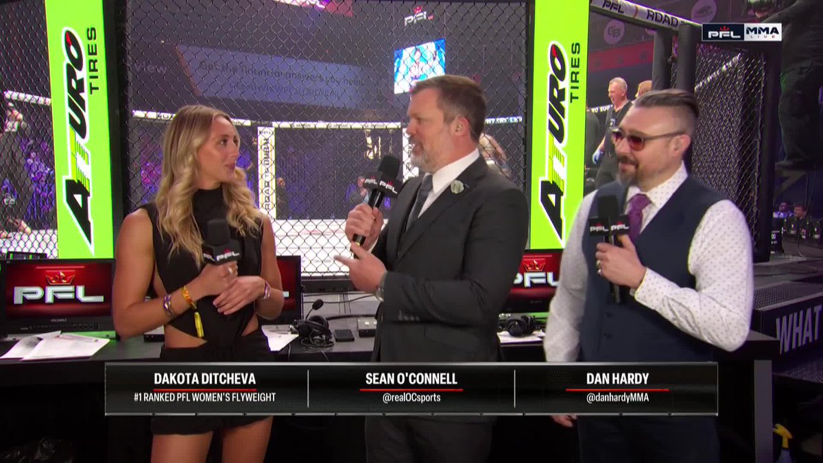 Dakota Ditcheva joins the broadcast in Pittsburgh! #PFLPittsburgh | LIVE NOW ON ESPN APP | MAIN CARD 10PM ON ESPN 2 | UPMC Events Center | Pittsburgh, PA