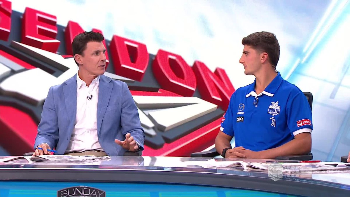 "I agree, especially last week, I probably didn't impact the game the way I should have. I think that was fair criticism." Harry Sheezel responds to Llordo's comments about his impact against West Coast. #9AFLSFS | Watch on 9 & 9Now 🖥️
