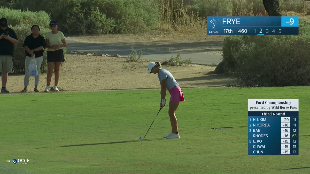 FLAGSTICK DENIES AN ALBATROSS 🤯 Laney Frye with an incredible second shot on the par 5