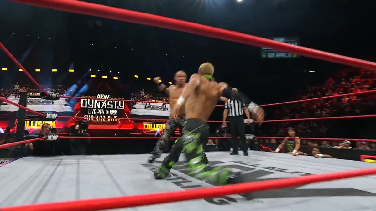BETTER SOUND THE ALARM! Myron Reed picks up the win! Watch #AEWCollision LIVE on TNT &amp; HBO Max