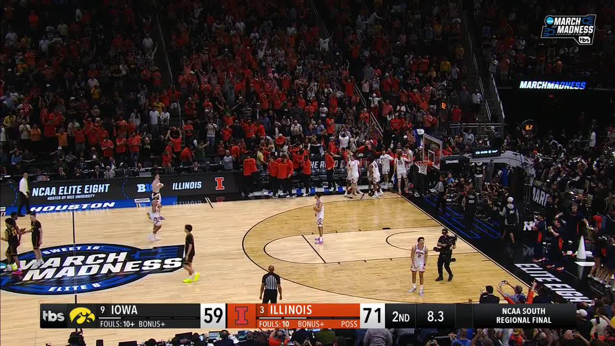 ILLINOIS HAS PUNCHED ITS TICKET TO THE FINAL FOUR 🚨 FIRST TIME SINCE 2005 Watch March Madness on TNT Sports