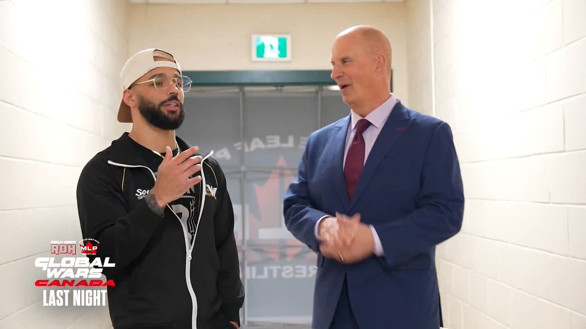 It was a meeting of the devious minds of The Invisible Hand + Lightskin Kingpin at last night's ROH - Ring of Honor Wrestling x MLP Global Wars! #AEWCollision is LIVE on TNT &amp; streaming on HBO MAX!