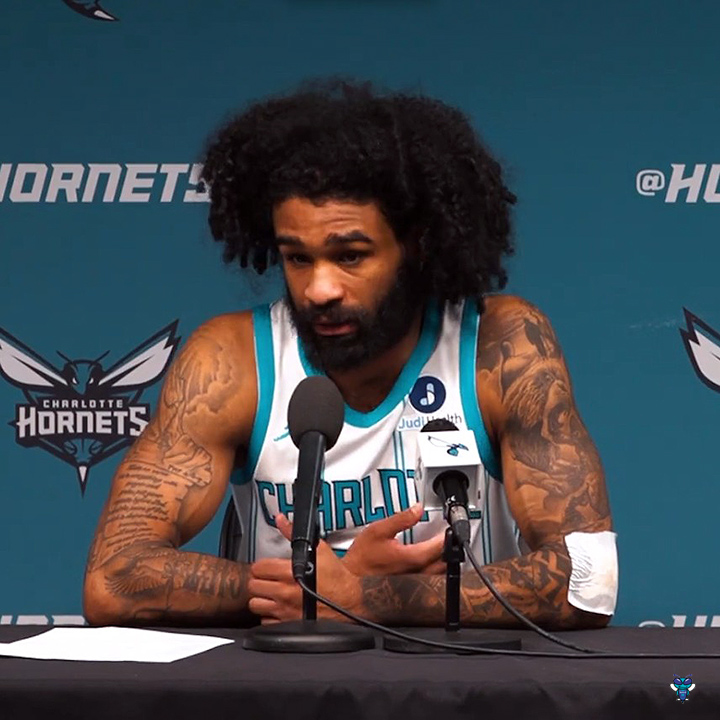 🎙️ Coby White on the pulse in the locker room after the loss: "Hurt, because we fought to the end. We know what's at stake. And obviously, Philly did too. They got some guys coming back early, coming to play, coming to compete..." "These last couple games, we gotta fight, we gotta claw away to improve our odds of making the playoffs. It hurt, but we had some good chatter before the coaches came in amongst ourselves... about the game, but also how can we not let it bleed into tomorrow? How can we come back with a refreshed mind tomorrow ready to compete?"