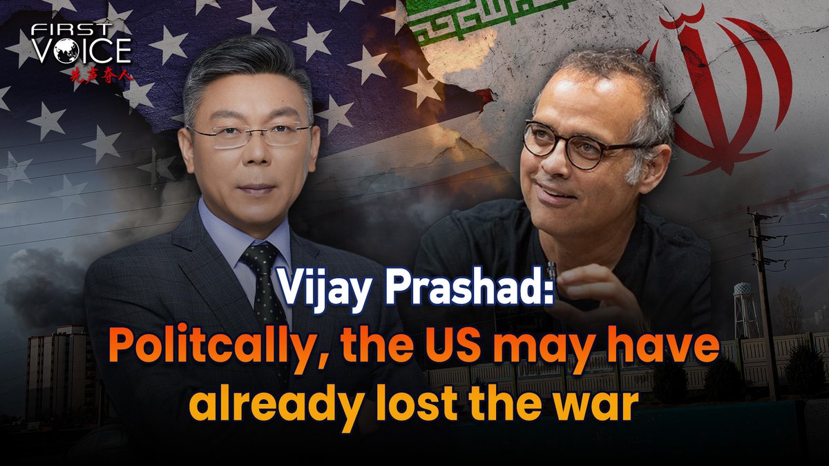 Vijay Prashad: Politcally, the US may have already lost the war #US #iran #USIran #GlobalPeace #war