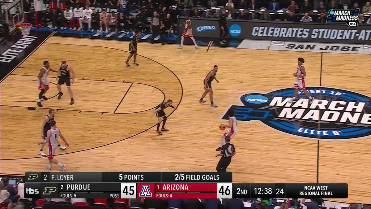 TKR with the dish 👀 #MarchMadness Purdue Men's Basketball