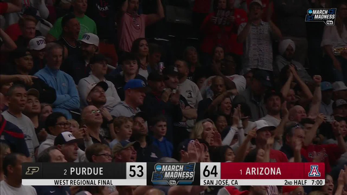 LARGEST LEAD OF THE GAME FOR ARIZONA 🤯 #MarchMadness Arizona Basketball
