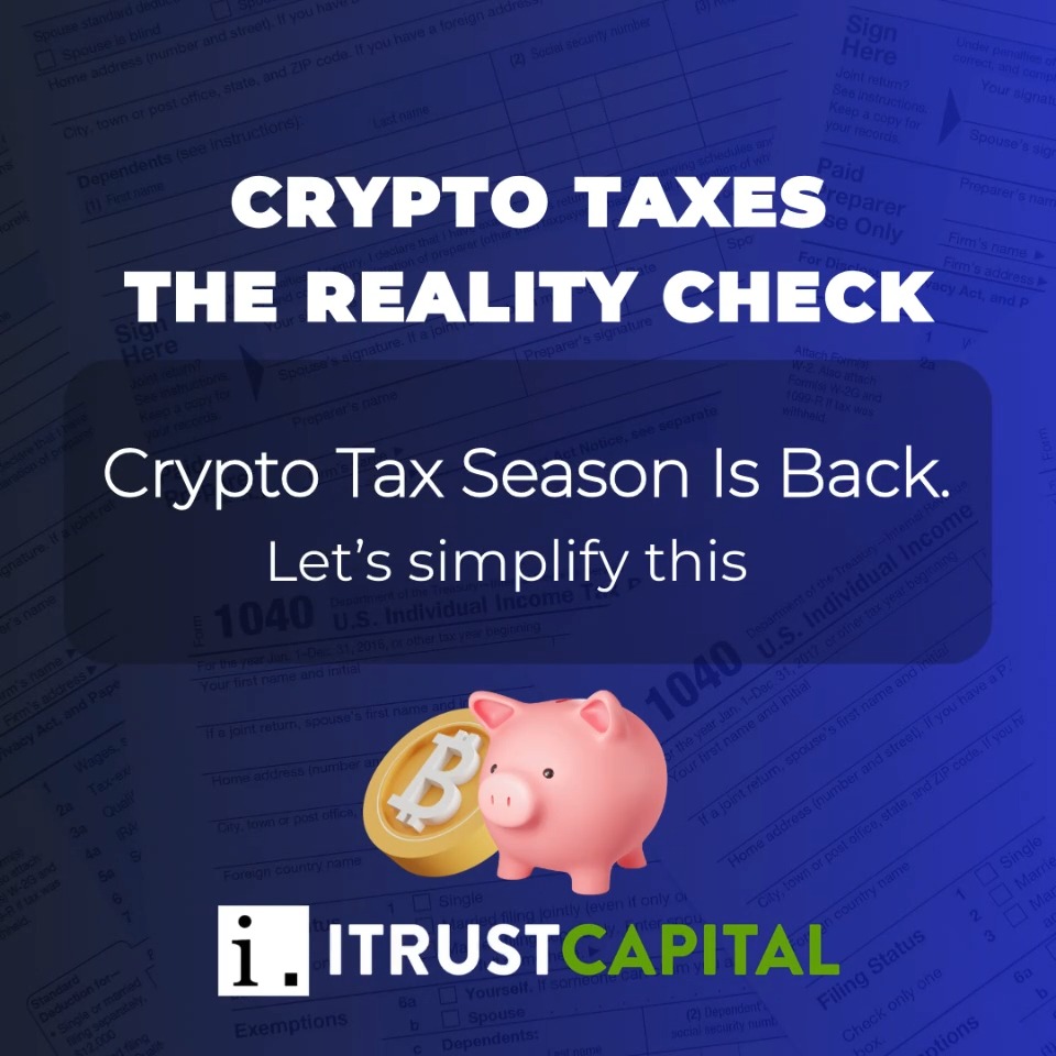 this lack of tax stuff within an ira is why i like iTrustCapital