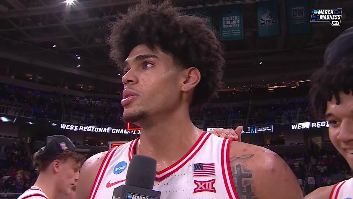 Koa Peat and the Arizona Wildcats are going to the Final Four! He joins Allie LaForce after his 20-point performance.
