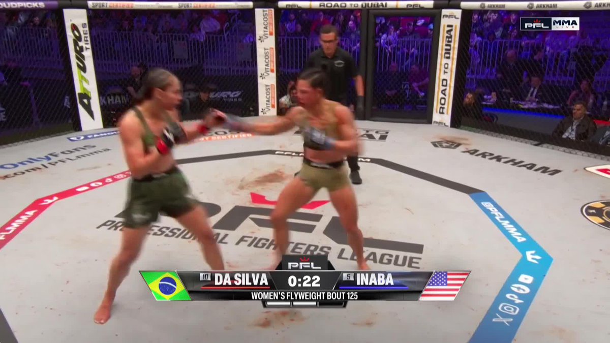 DA SILVA CONNECTS What a way to finish Round 2! #PFLPittsburgh | LIVE NOW ON ESPN 2 | UPMC Events Center | Pittsburgh, PA