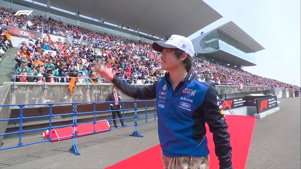 Yuki in the house 🇯🇵 #F1 #JapaneseGP