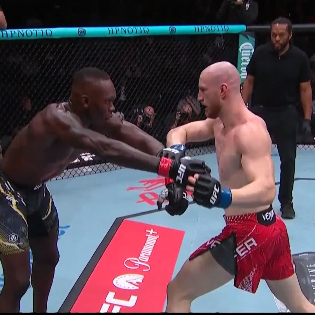Another loss. Israel Adesanya knocked out by Joe Pyfer. *2nd round TKO (4:18) "I am not retiring" he said