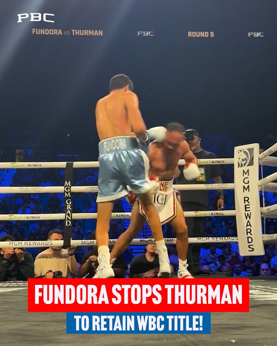 Sebastian Fundora hands Keith Thurman his first stoppage loss 💥