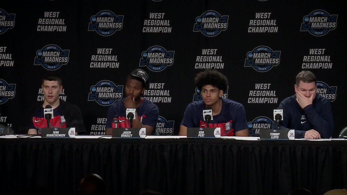 "He won't say it but I think he's the best coach in the country." Koa Peat on what it is like to play for Tommy Lloyd ❤️