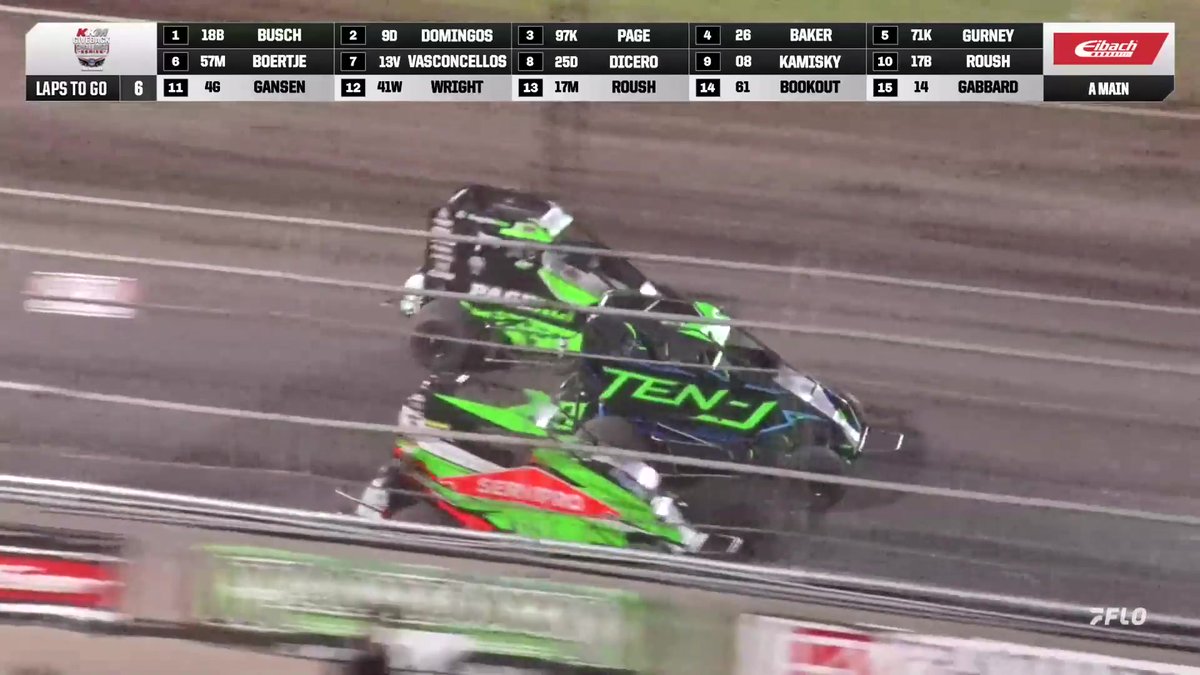 🤯 What a race for the lead at Plaza Park, Brexton Busch to the lead with 4 to go! Keith Kunz Motorsports Giveback Classic #KKMChallenge
