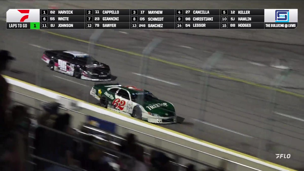 🏁 Keelan Harvick wins with CARSTourWest at The Bullring at Las Vegas Motor Speedway! #CARSTour