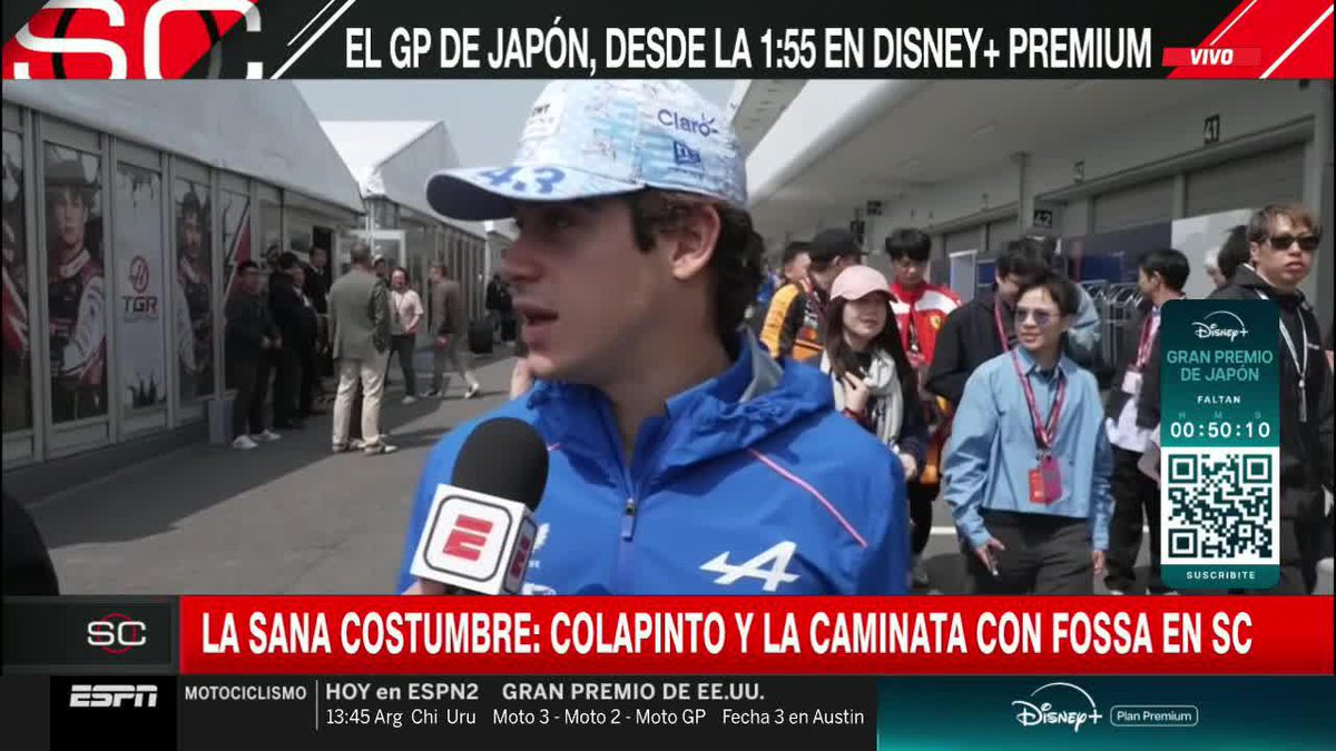 FOSSAROLI: "SABEMOS QUE EL AUTO VA.." COLAPINTO: "SÍ... EL AUTO ANDA... PARA PIERRE (GASLY) ANDA BIEN" 😅