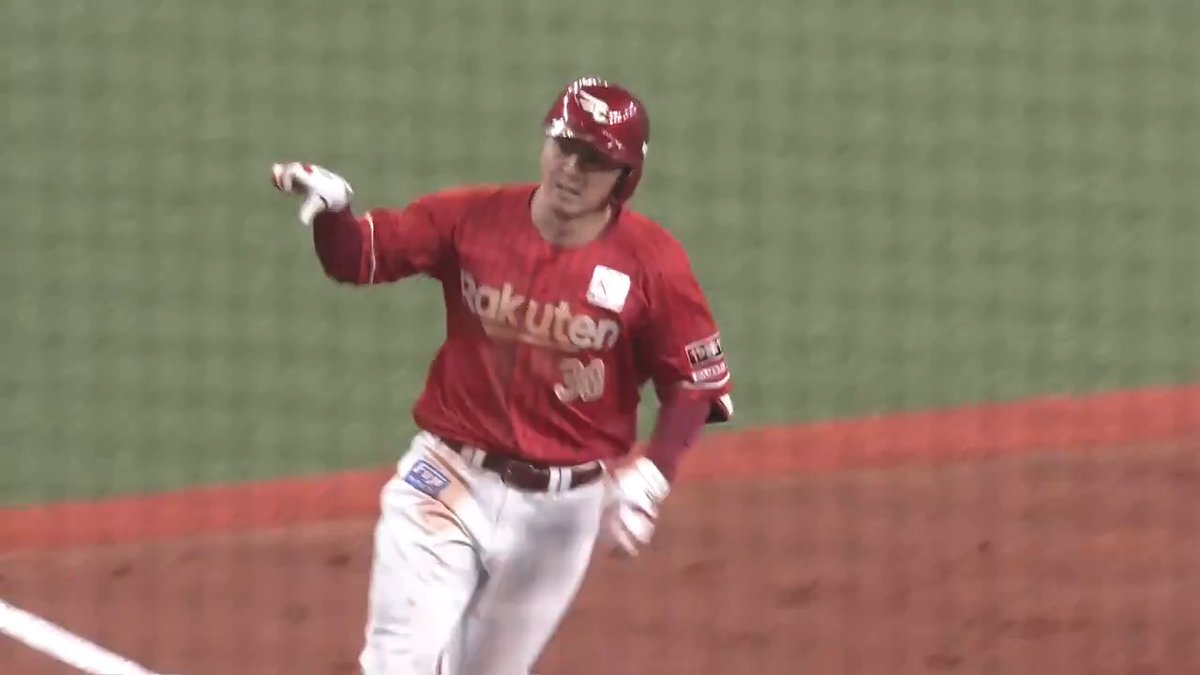 【5回表：B 5-3 E】 #佐藤直樹 選手が移籍後初のホームラン！ 今日ここまで3打数3安打！ #RakutenEagles #強鷲革新